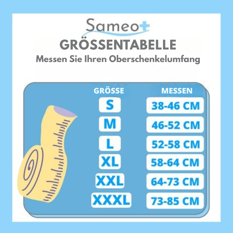Selbsthaftende Kompressionsstrümpfe Klasse 2 (23–32 mmHg)
