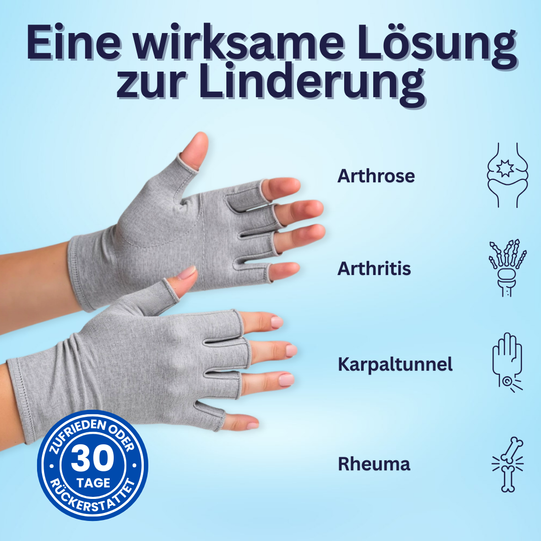 Schmerzlindernde Kompressionshandschuhe aus Bambus