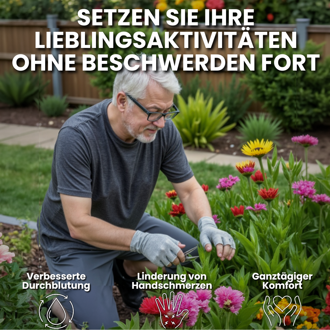 Schmerzlindernde Kompressionshandschuhe aus Bambus