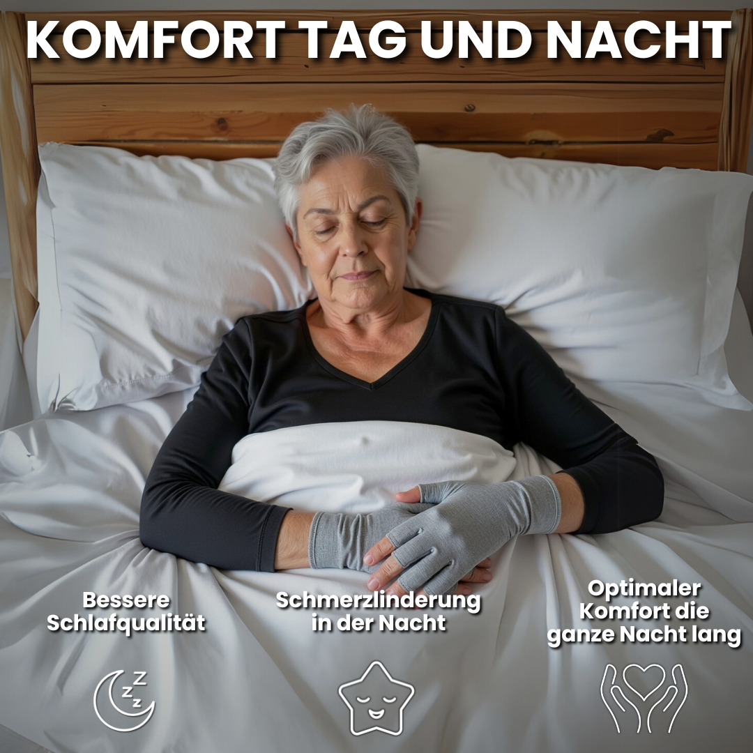 Schmerzlindernde Kompressionshandschuhe aus Bambus