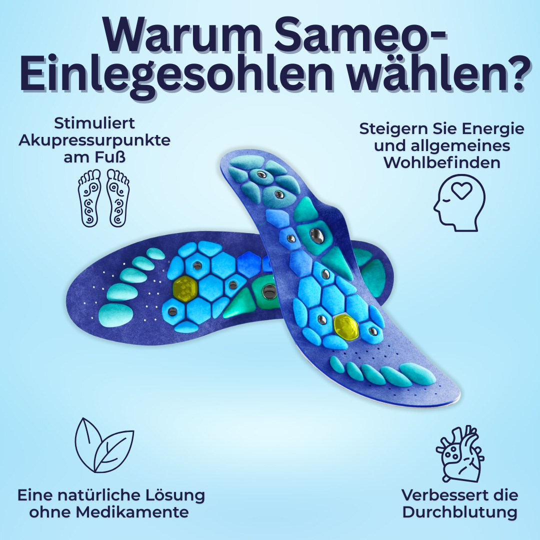 Magnetische Akupressur Sohlen