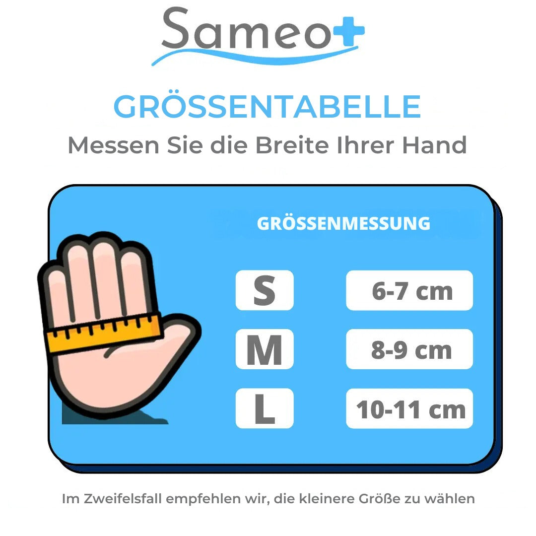 Schmerzlindernde Kompressionshandschuhe Violett | Sameo™