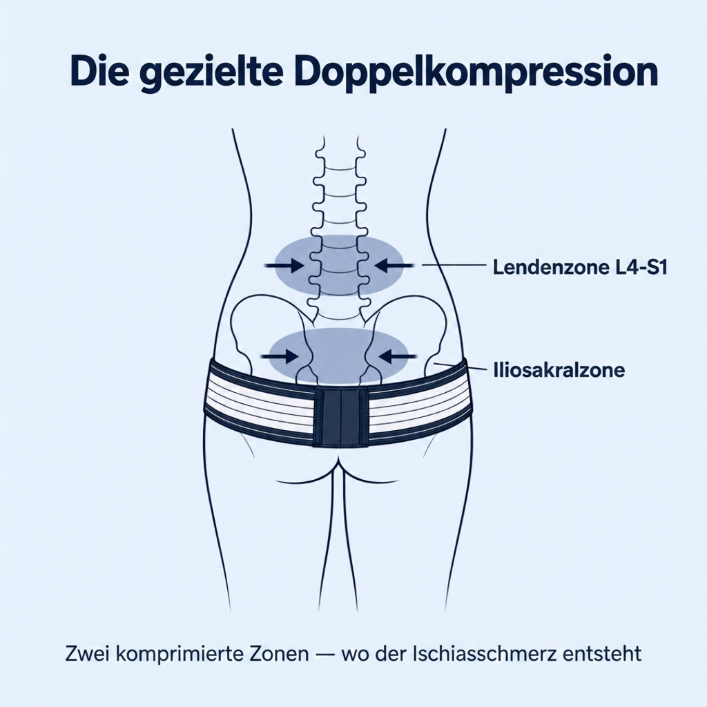 Rückengürtel | Sofortige Linderung bei Rücken- & Ischiasschmerzen | Sameo