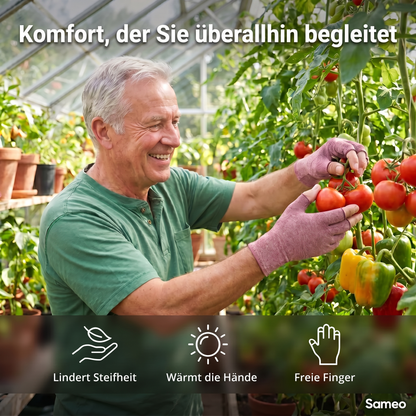 Schmerzlindernde Kompressionshandschuhe Rose | Sameo™