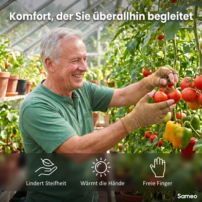 Schmerzlindernde Kompressionshandschuhe Beige | Sameo™