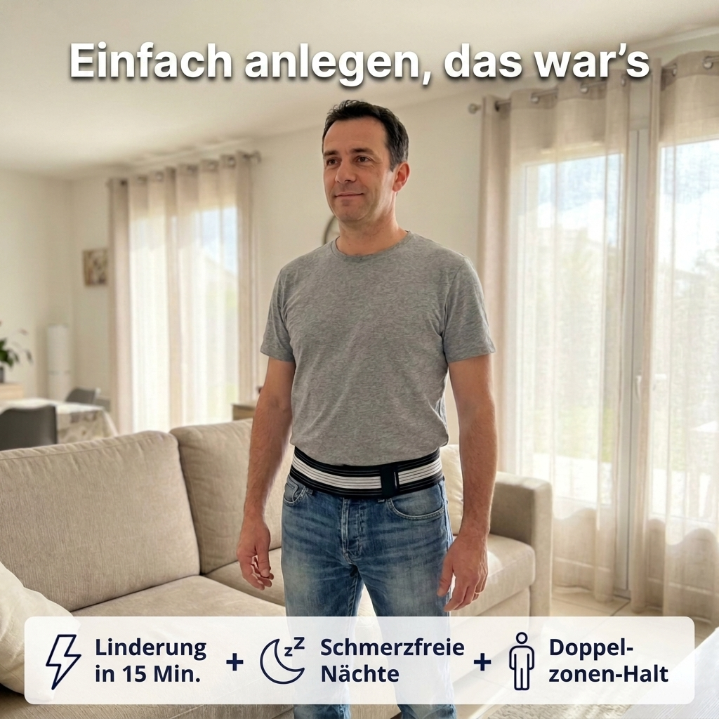 Rückengürtel | Sofortige Linderung bei Rücken- & Ischiasschmerzen | Sameo