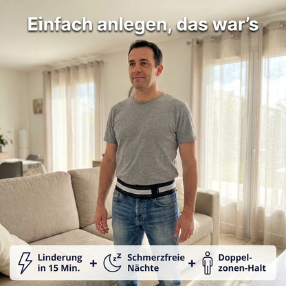 Rückengürtel | Sofortige Linderung bei Rücken- & Ischiasschmerzen | Sameo