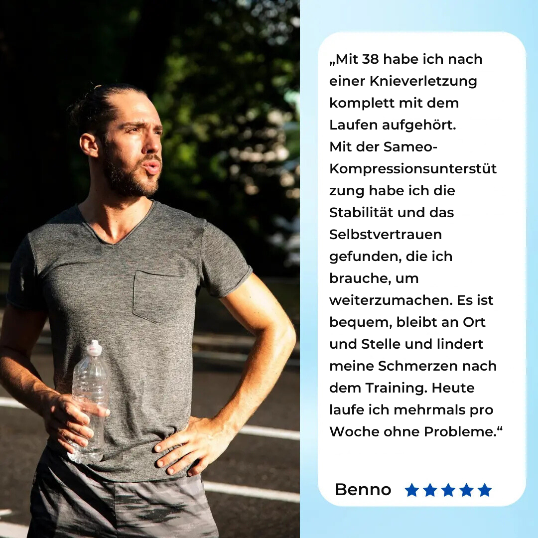 Kompressionsbandage für Knie und Beine | Sameo