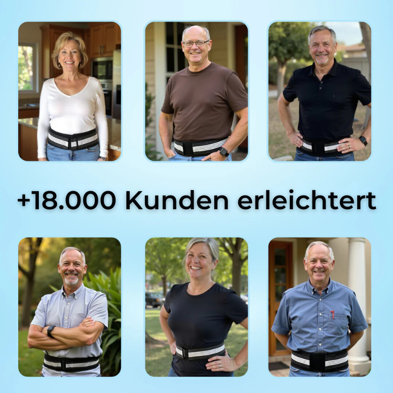 Rückengürtel | Sofortige Linderung bei Rücken- & Ischiasschmerzen | Sameo
