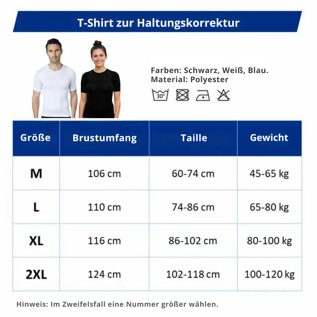 Haltungskorrigierendes & formendes T-Shirt | Sameo