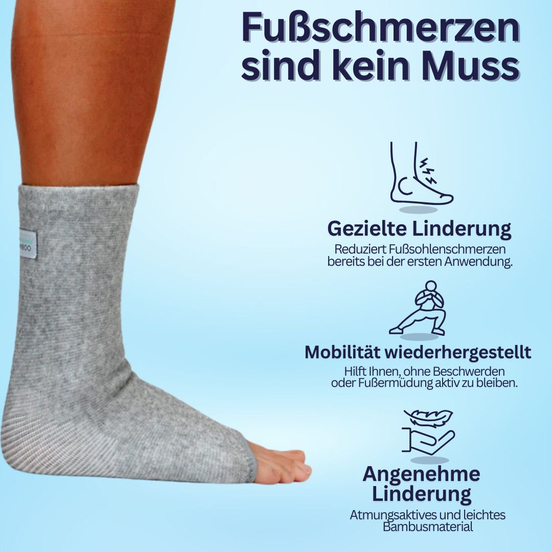 Anti-Müdigkeitssocken aus Bambus