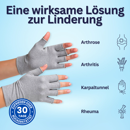 Schmerzlindernde Kompressionshandschuhe aus Bambus