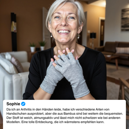Schmerzlindernde Kompressionshandschuhe aus Bambus