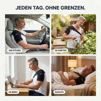 Triple Support™ Schulterbandage - Lindert Ihre Schulterschmerzen Tag und Nacht | Sameo